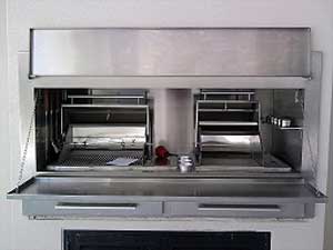 Custom Braai with Sizzler Gas BBQ